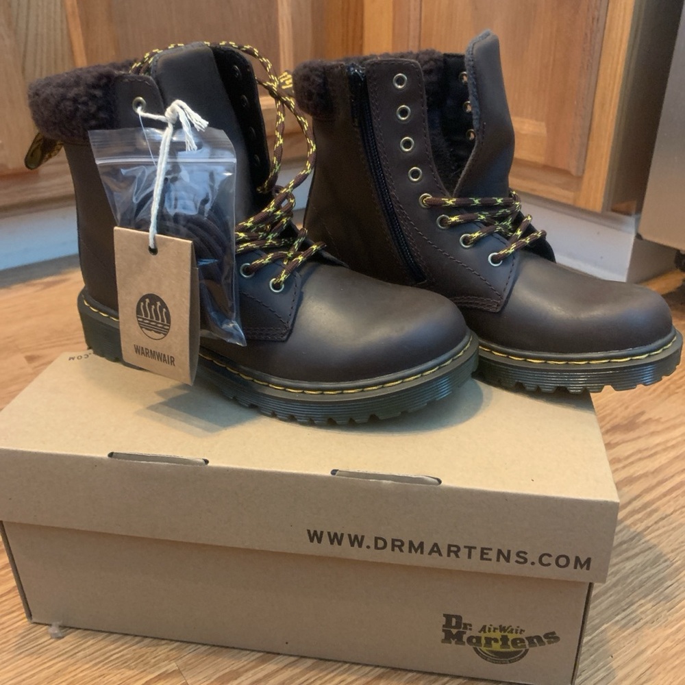 Dark Brown Dr. Marten’s Air Wair Bouncing Soles Boots!